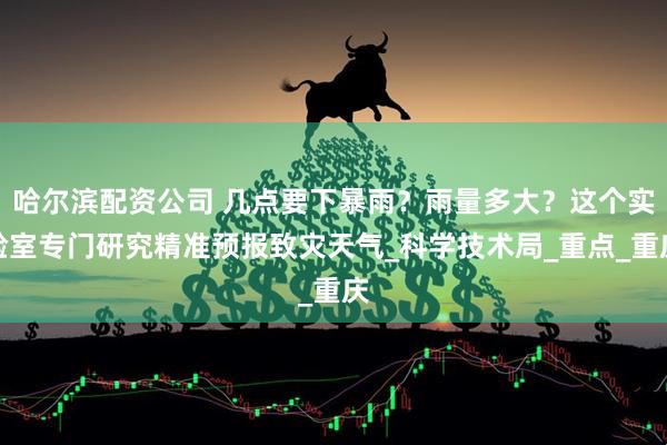 哈尔滨配资公司 几点要下暴雨？雨量多大？这个实验室专门研究精准预报致灾天气_科学技术局_重点_重庆